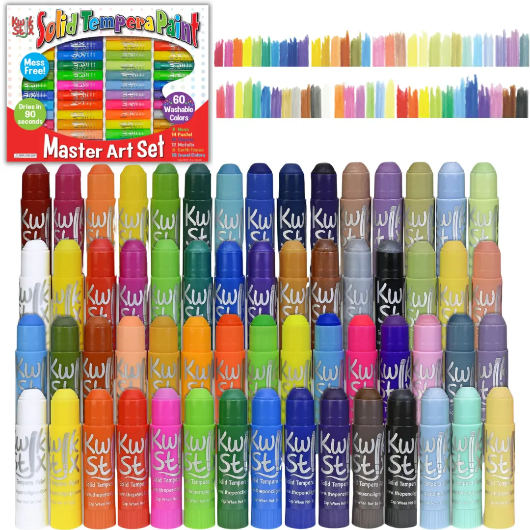 Kwik Stix Paint Sticks Master Art Set, 60 Pack