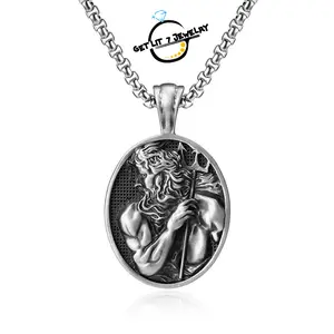 Poseidon Pendant Necklace | Elegant Daily & Gift Choice | Edgy & Stylish | A Perfect Gift Choice | Christmas Gift | Holiday Gift |