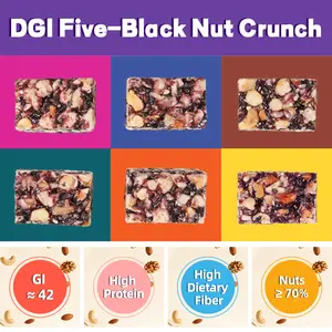 Nut，Nut bar.Five Black Nut Crunch , Low GI Healthy Nut Snack, Portable for Commute & Office, Crispy Non-Greasy, Suitable for Professionals, Moms & Fitness Enthusiasts,100g.