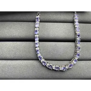 A565 Tanzanite Necklace Natural Stone