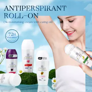50ml Deodorant Roll-On Body Lotion - Antiperspirant Odor Eliminator, Underarm Purifying & Long-Lasting Fresh Scent（Acai lbcrry）