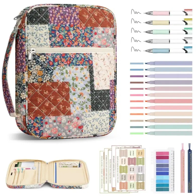 Bible Cover Case For Women Bag Study Supplies Book Carrying Church Cases