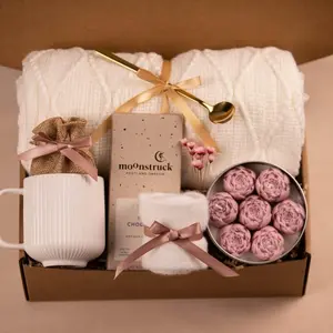 Gift Box For Her Gift Box For Women Self Care Gift Set, Gift Box For Friend, Sending Hugs Gift Box, Care Package for her, Wax Warmer Gift YI326