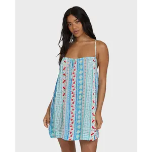 Beach Song Printed Cover-Up - Dream Blue