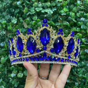 Royal Blue with Gold Crown