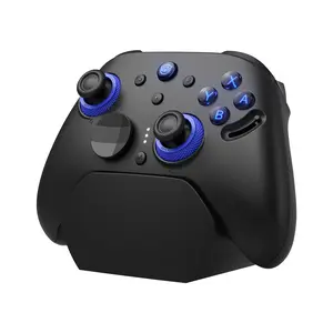 PC Gaming Controller with Adjustable Tension TMR Joysticks (Zero Drift), Interchangeable ABXY Buttons for PC/ Layouts, -Mode Hall Triggers, 1200mAh  &  Dock - Compatible with PC, , Android, TV