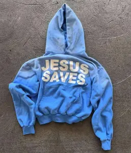 Vintage God Heals Logo Printed Hoodie, Jesus Saves Christian Streetwear, Faith Based Graphic Pullover, Inspirational Unisex Hoodie, Spiritual Gift Idea