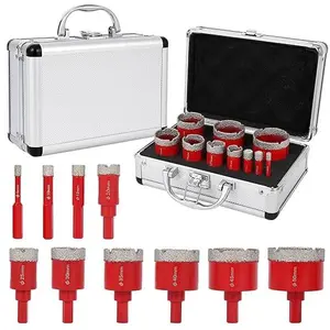 Diamond Tile Hole Saw Kit Diamond Core Drill Bits Finger Drill bitChamfer Drill bit Hexagonal Shank Adapter for Tile Porcelain Ceramic Marble