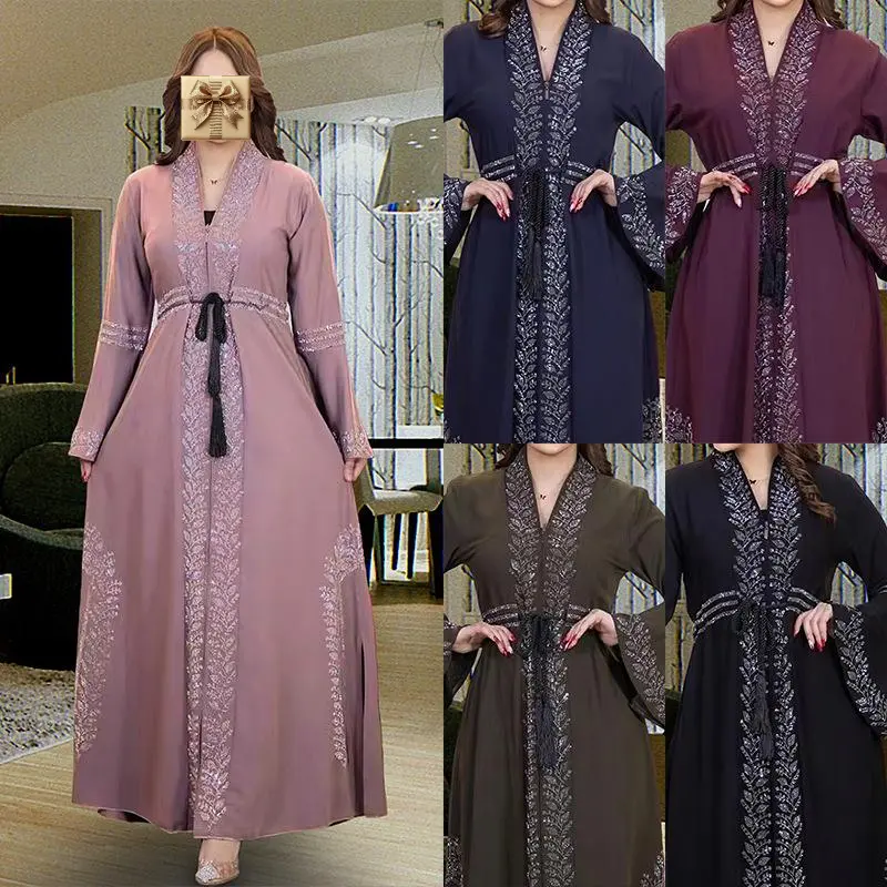 Modern Women's Muslim Robe Burqa Plus Size Trumpet Long Sleeve Dress Formal Modesty, Soft and Breathable Fabric, Perfect for a Date Night Look, Great for Casual Wear, Quality Crafted for Daily Comfort