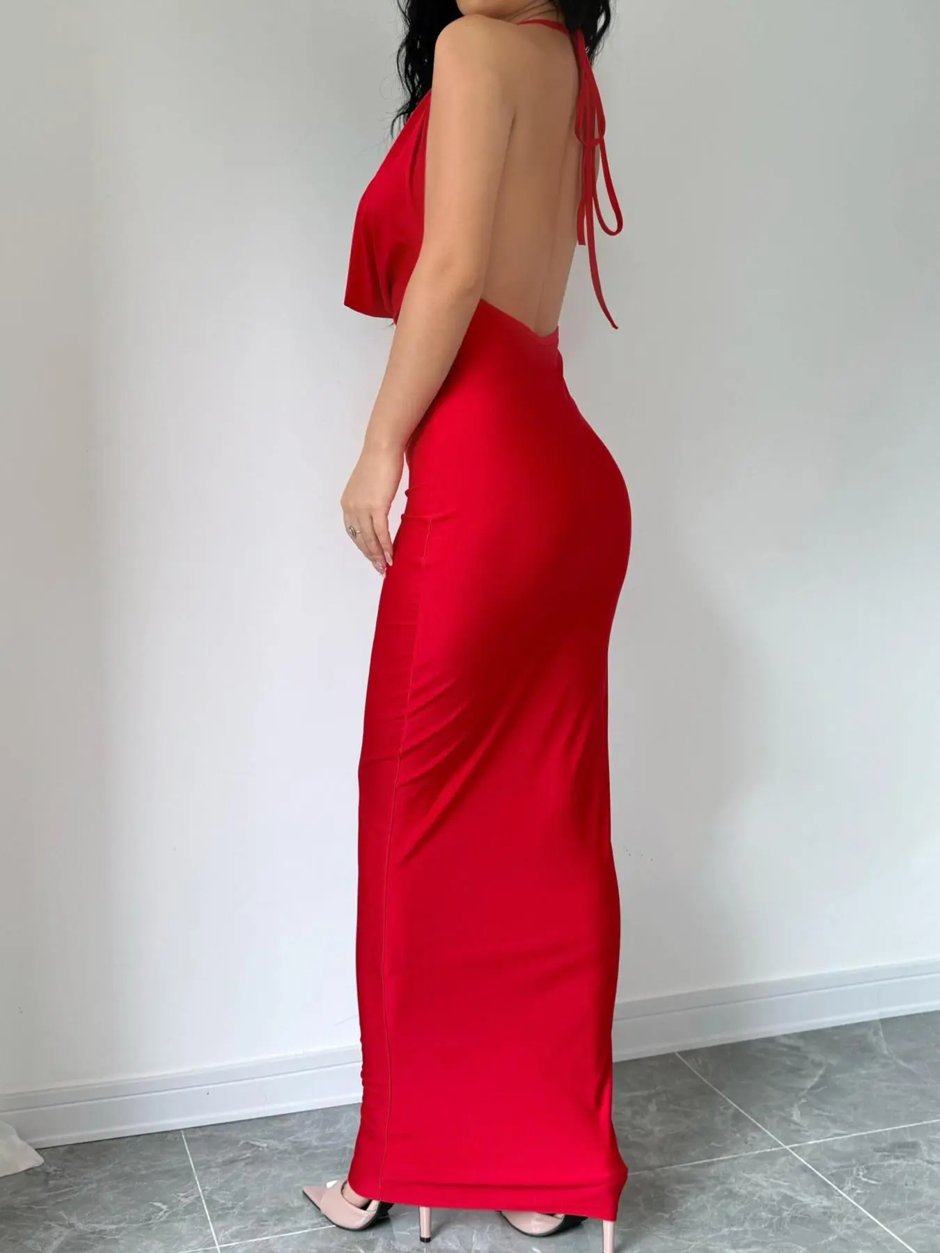 backless draped dress Amazon.com: JUMISEE Women Sexy Backless Draped Maxi Dress Elegant Sleeveless Spaghetti Strap Evening Dress Long Club Party Beach Dress Blue: Clothing, Shoes & Jewelry