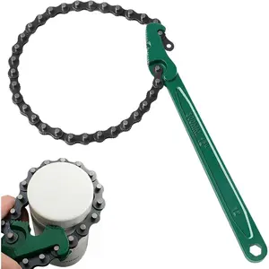 Upgrade Version Wrench Chain Mechanical DIY Series Oil Filter Wrench Pliers Disassembly Tool, 8 Inch, 12 Inch, 16 Inch