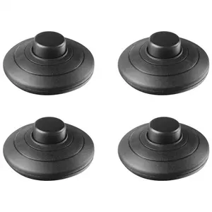 4pcs Black in-Line Lamp Foot Switch Push Power Pedal Light FootSwitch