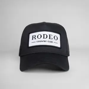 Rodeo Country Club Trucker Hat - Custom Fit for Golf Course and everyday wear - unisex cap hat patch trucker hat