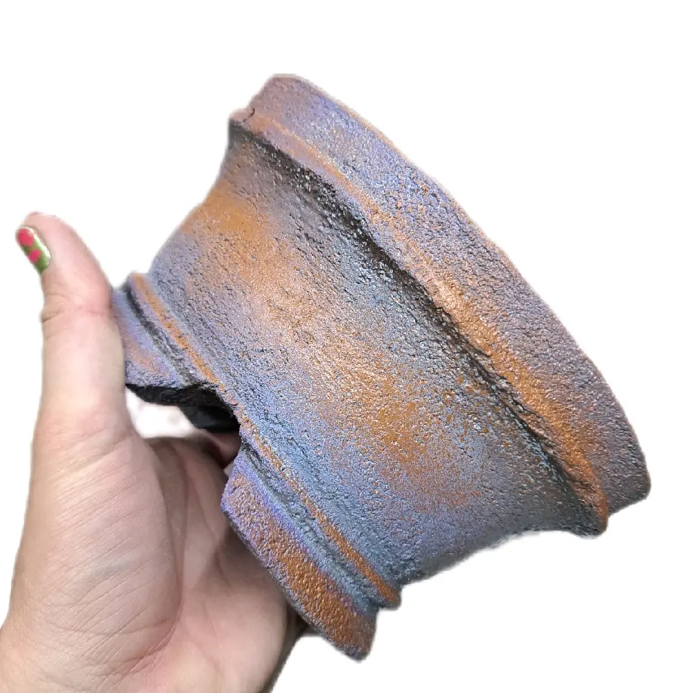 Small Heavy Bonsai Pot - Ideal for Tall Trees with Colorful Mix & Versatile Use - Perfect for Top-Heavy Trees Enhancing Garden Aesthetic