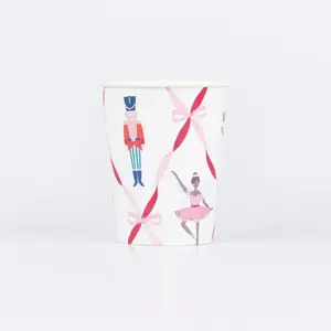 Nutcracker Ballet Cups (x 8)