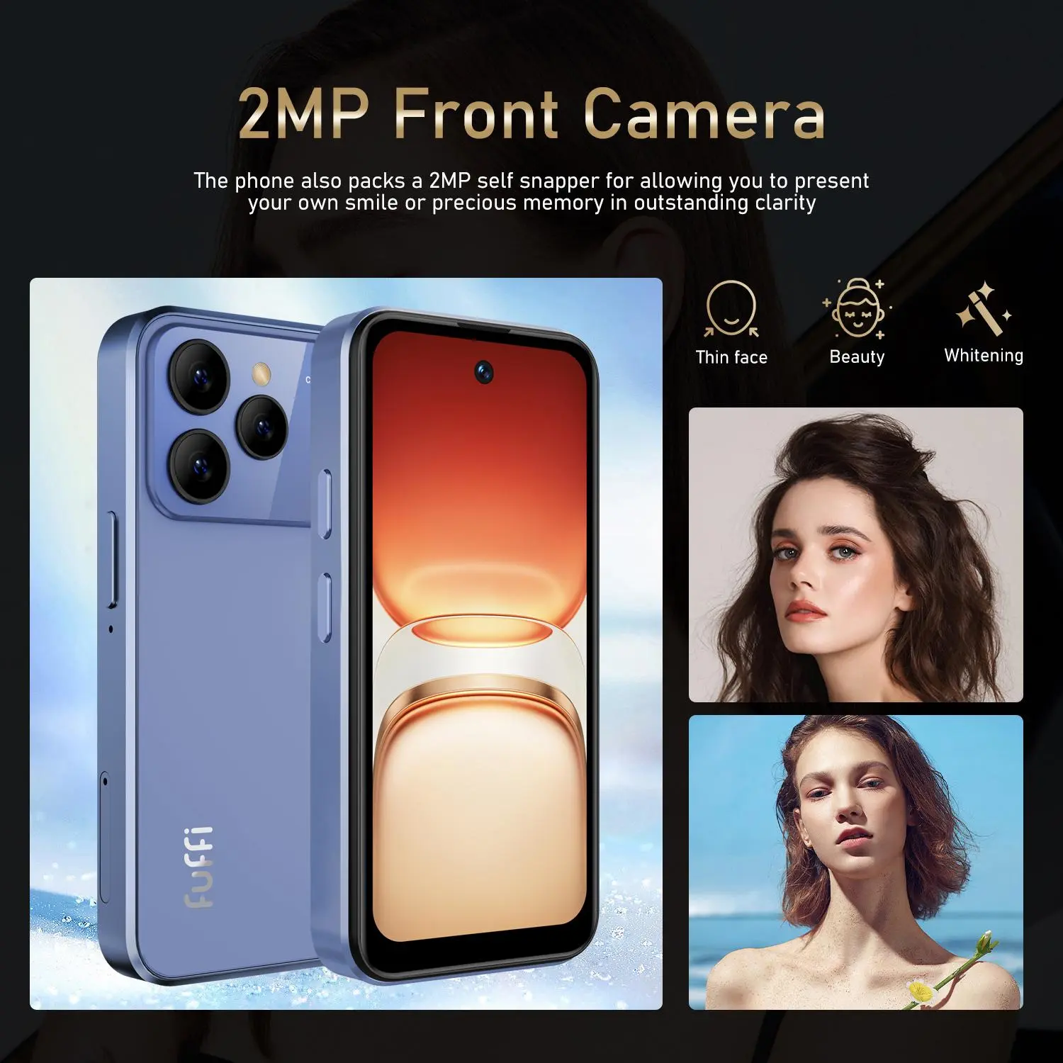 Fuffi Smartphone Cellphone 3.75 Inch Screen, 2gb RAM 16GB Storage