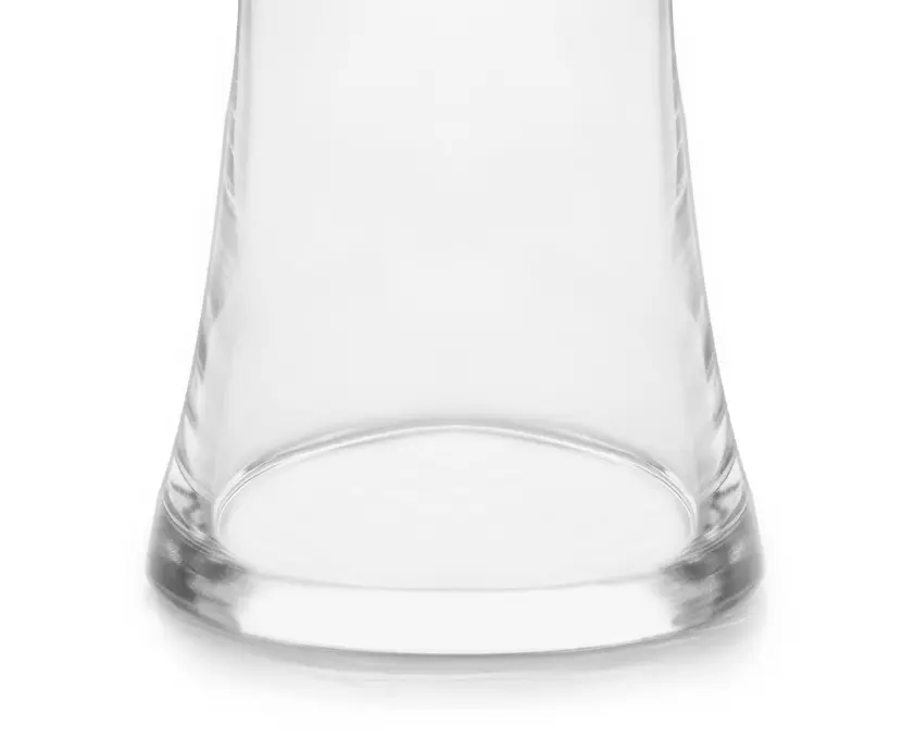 Clear Glass 8" Floral Vase