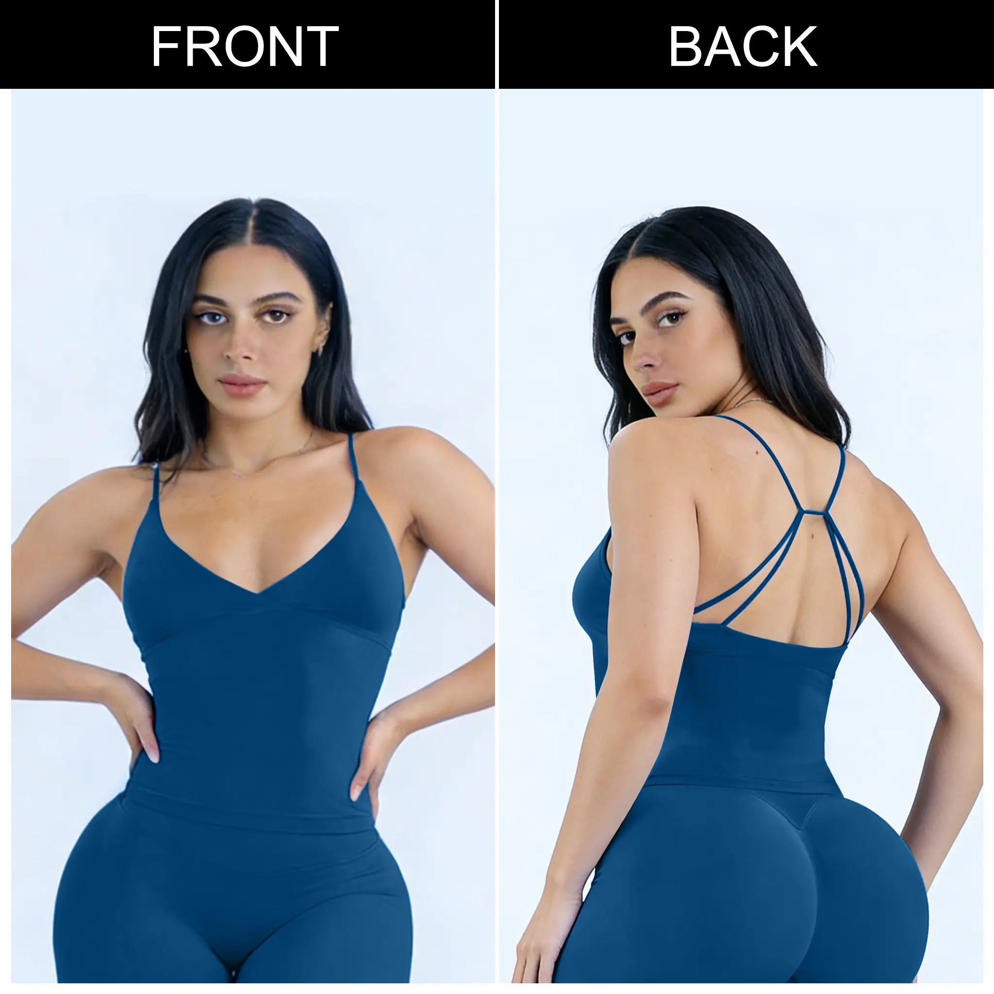 Petrol Blue Longline Top