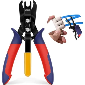 Air Line Pliers Push to Connect Fitting Disconnect Tool for 3/8" 1/2" Pneumatic Hose Quick Connect Fittings Removing Air Line Removal Tool Hose Release Pliers for 10mm 12mm Push Fit Connector