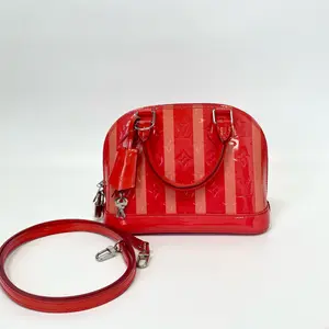 Pre-owned Louis Vuitton LV Alma BB Shell Bag, Two tone Patent Leather, 2015, N22036843Accessories: None