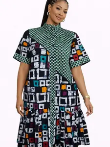 MIMI Modern Button-Front Dress