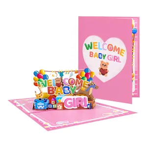 1 Fun Newborn Greeting Card, Perfect For New Parents, Baby Parties, Or As A Birth Announcement Gift, Suitable For Family, Friends, And Loved Ones To Celebrate The Arrival Of A New Life (Includes A Blessing Envelope)