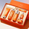 Korean 5X Vitamin C Skincare Set, 6-in-1 Skincare Gift Set with Cleanser, Toner, Serum, Lotion,Eye & Face Cream - Moisturizing Skincare Kit