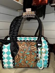 Tooled Checkered Speedy- Dressed (Medium) Final Sale