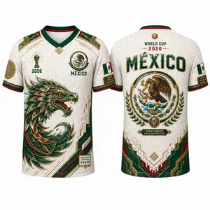 Mexico Jersey 2026, Coiled Dragon Culture Shirt, Premium Supporter Top, Lightweight Everyday Apparel, Limited Style Design