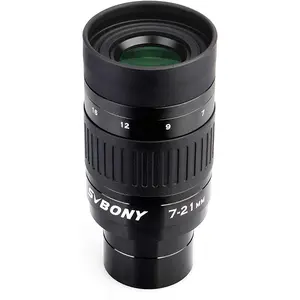 SVBONY SV135 Zoom Eyepiece, Zoom 7 to 21mm 1.25 Inch Telescope Eyepiece, 6 Element 4 Group Telescope Accessories for Astronomic Telescopes Visual