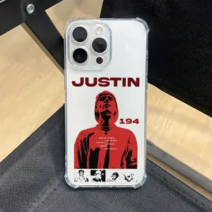 J-Justin Baby Bieber Phone Case Suitable for iPhone 17 16e 16 15 14 13 12 11 Mini Pro Max Air X XR XSMAX 8 7 Plus Anti Fall Transparent Soft Back Cover