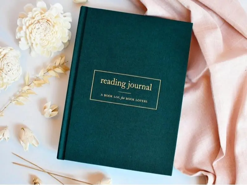 Reading Journal for Book Lover | Book Tracker for Booktok or Book Nerd | Book Club Gift for Readers | Planner for Bookish Teacher Librarian
