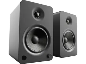 Kanto YU6 Powered stereo speakers with Bluetooth and phono preamp (Matte Black)