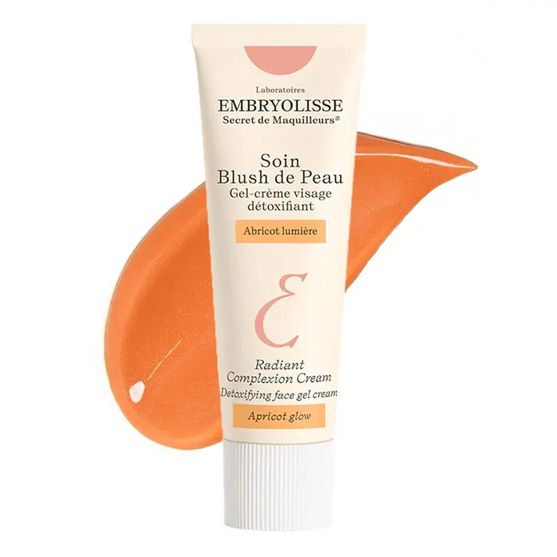 Embryolisse Radiant Complexion Cream with Hyaluronic Acid, Peach 1.01 Fl Oz
