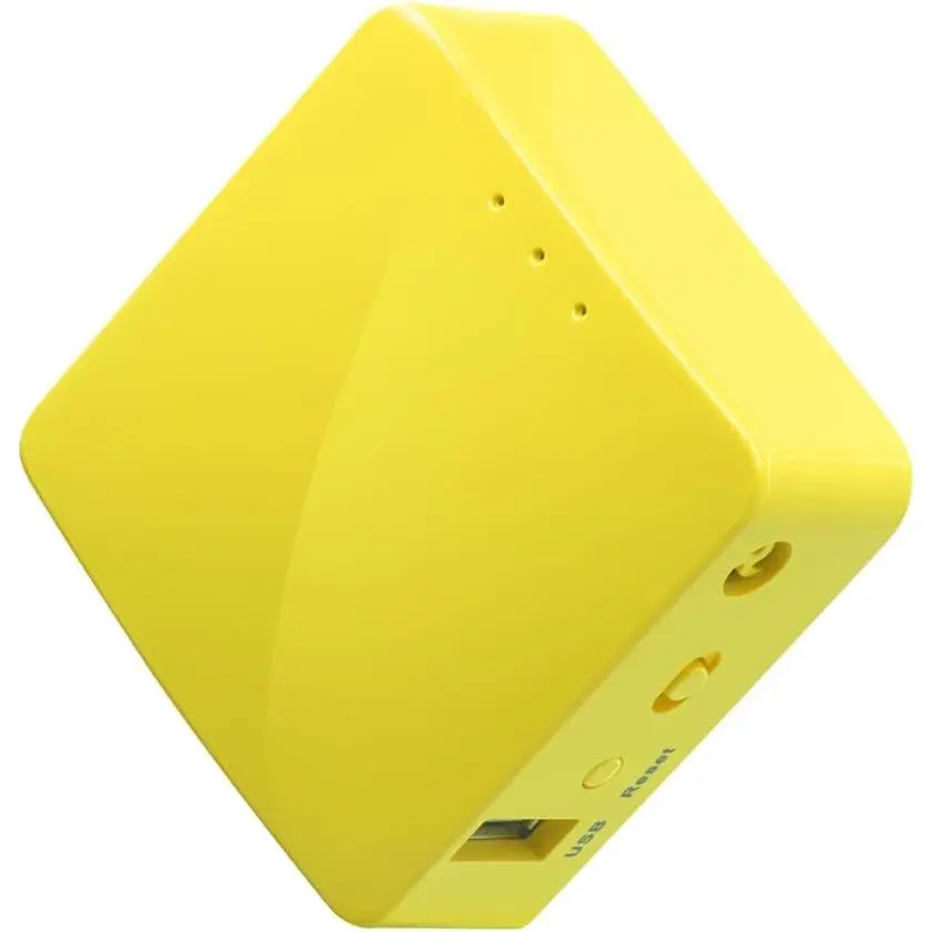 GL-MT300N-V2 (Mango) Portable Mini Travel Wireless Pocket VPN WiFi Router - 2X Ethernet Ports| USB 2.0| OpenWrt| OpenVPN/Wireguard for Public & Hotel Wi-Fi| Easy to Set up via Admin Panel
