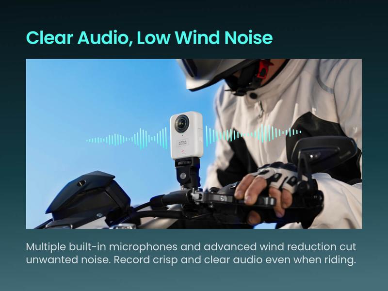 Xtra Sphra360 360 Camera, 8K Panoramic Video, 1-Inch Sensor Equivalent, 100MP High Resolution, Waterproof Action Camera, 105GB Built-in Storage, Bullet Time, Broad Compatibility, Vlog Xtra Sphra360 360 Camera, 8K Panoramic Video, 1-Inch Sensor Equivalent, 100MP High Resolution, Waterproof Action Camera, 105GB Built-in Storage, Bullet Time, Broad Compatibility, Vlog