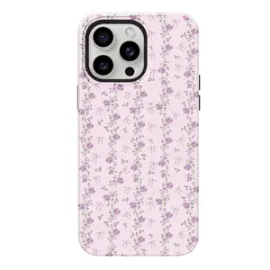 Casing Bee Lilac Lullaby Dual Layer iPhone Case Protector Wireless