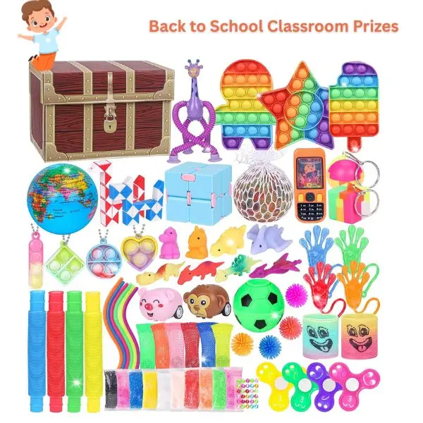 68PCS Fidget Toys for Kids – Back to School Classroom Prizes, Sensory Toy Pack, Party Favors, Box Toys, Goodie Bag Stuffers, Pinata Fillers, Gifts for Boys & Girls Ages 8-12