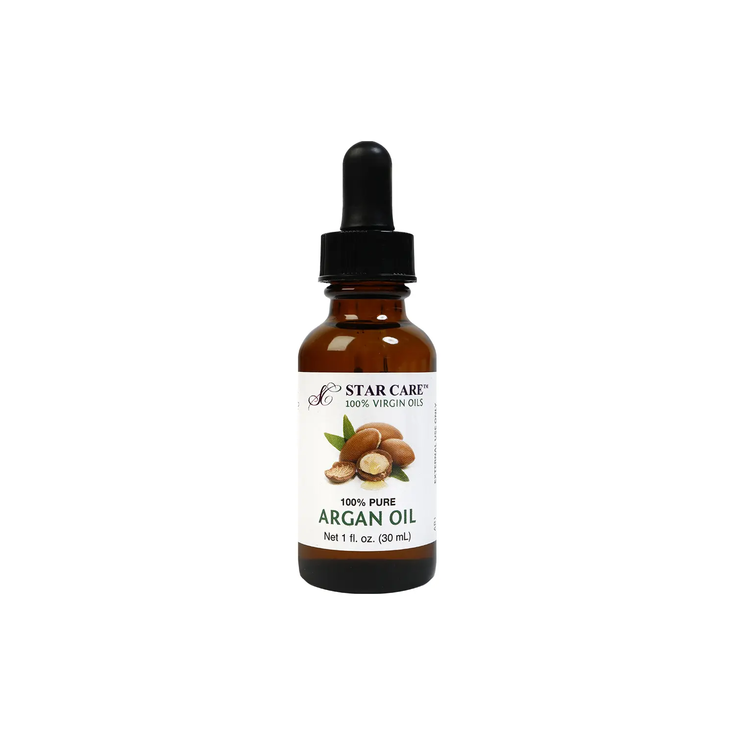 Starcare 100% Pure Moroccan Argan Oil, Daily Conditioning Serum for Hair & Skin Care, Anti-Aging, Softening & Skin Repair Treatment - 1oz / 30 ml, Hair Care, Soft Skin