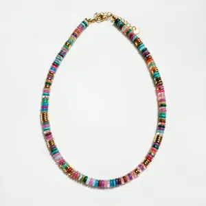 Harmony with Nature - Rainbow Beaded Necklace