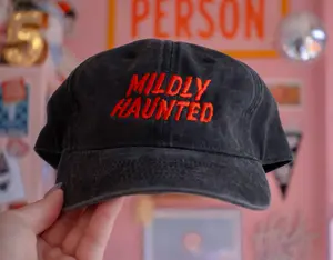 Mildly Haunted Baseball Hat