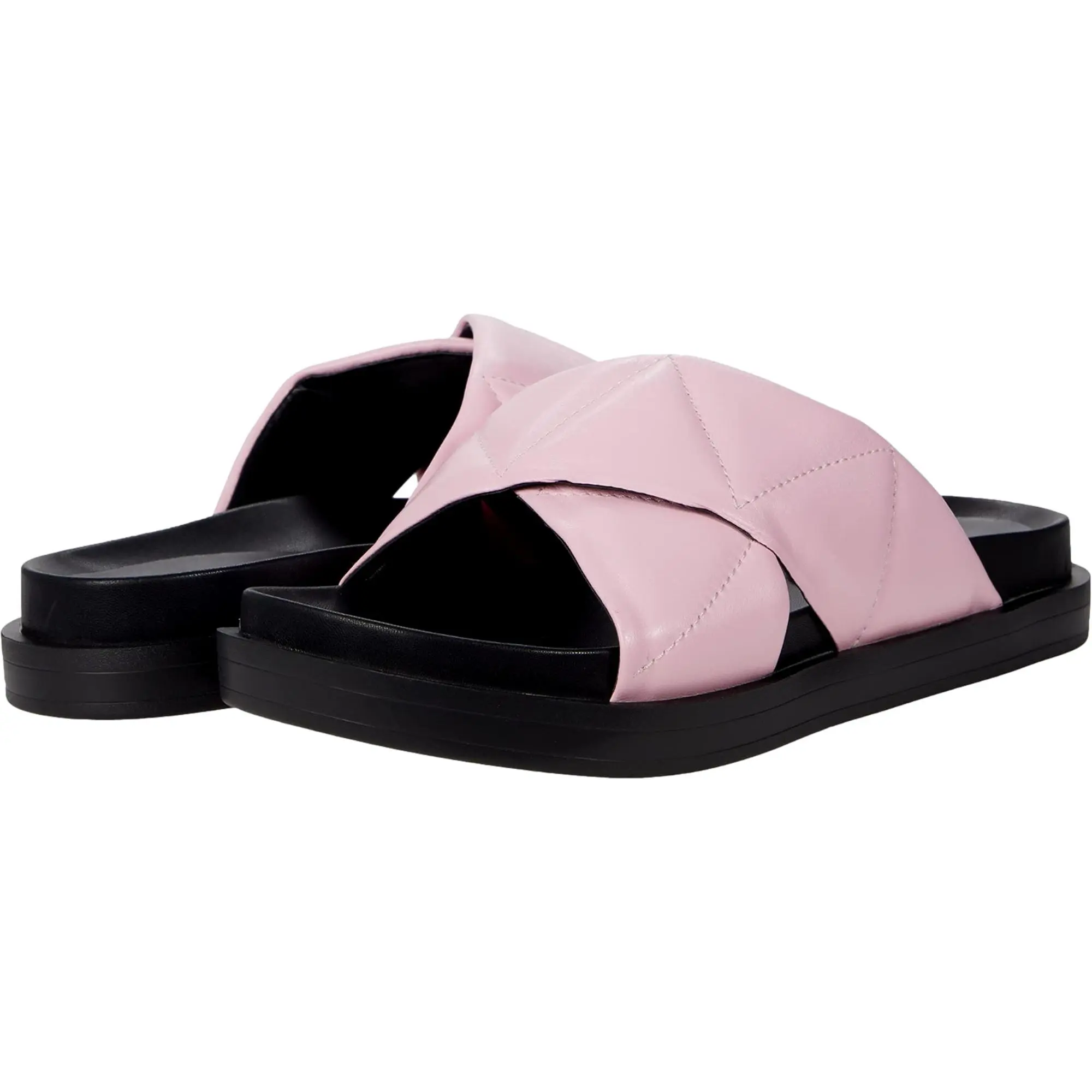 Aerosoles Linney Slide Sandal Pink Leather  LINNEY-860 Women's