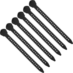 6 Pcs Adjustable Snowshoe Straps Kit Replacement Snowshoe Bindings for Adult Teen Ski Boot