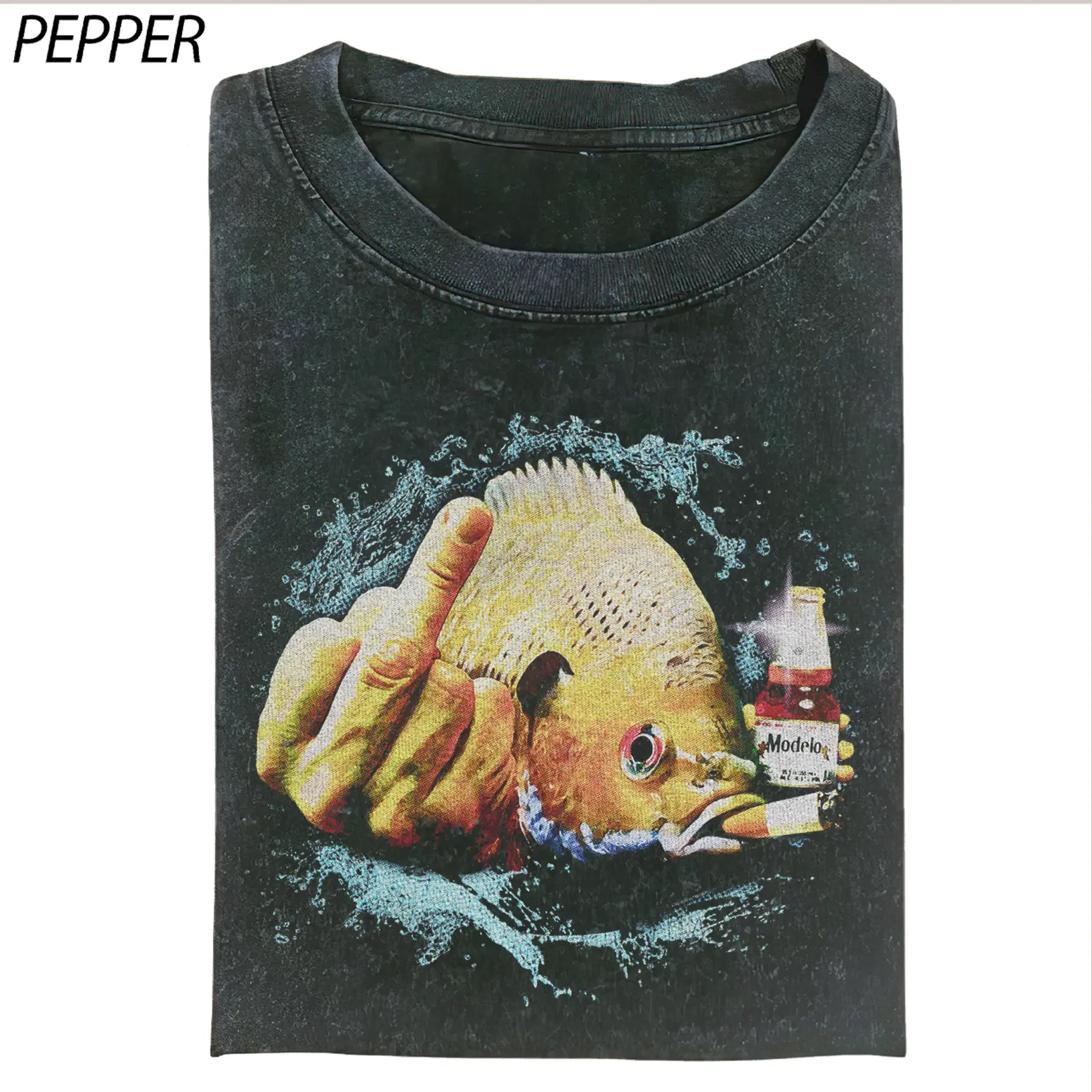Dope ass bluegill Drink Beer T-shirt, Fishing Meme Shirt, Funny Angler Graphic Tee, Edgy Outdoor Shirt Womenswear Cotton Streetwear