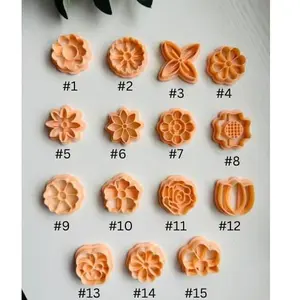 Floral Clay Cutter: PLA Filament Polymer Clay Tool