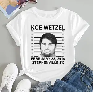 Koe Wetzel Funny Mugshot, Koe Wetzel Graphic Shirt, Koe Wetzel Fan Gift, Koe Wetzel Rock Country, Casual, Fashion, Menswear, Retro, Streetwear, Top