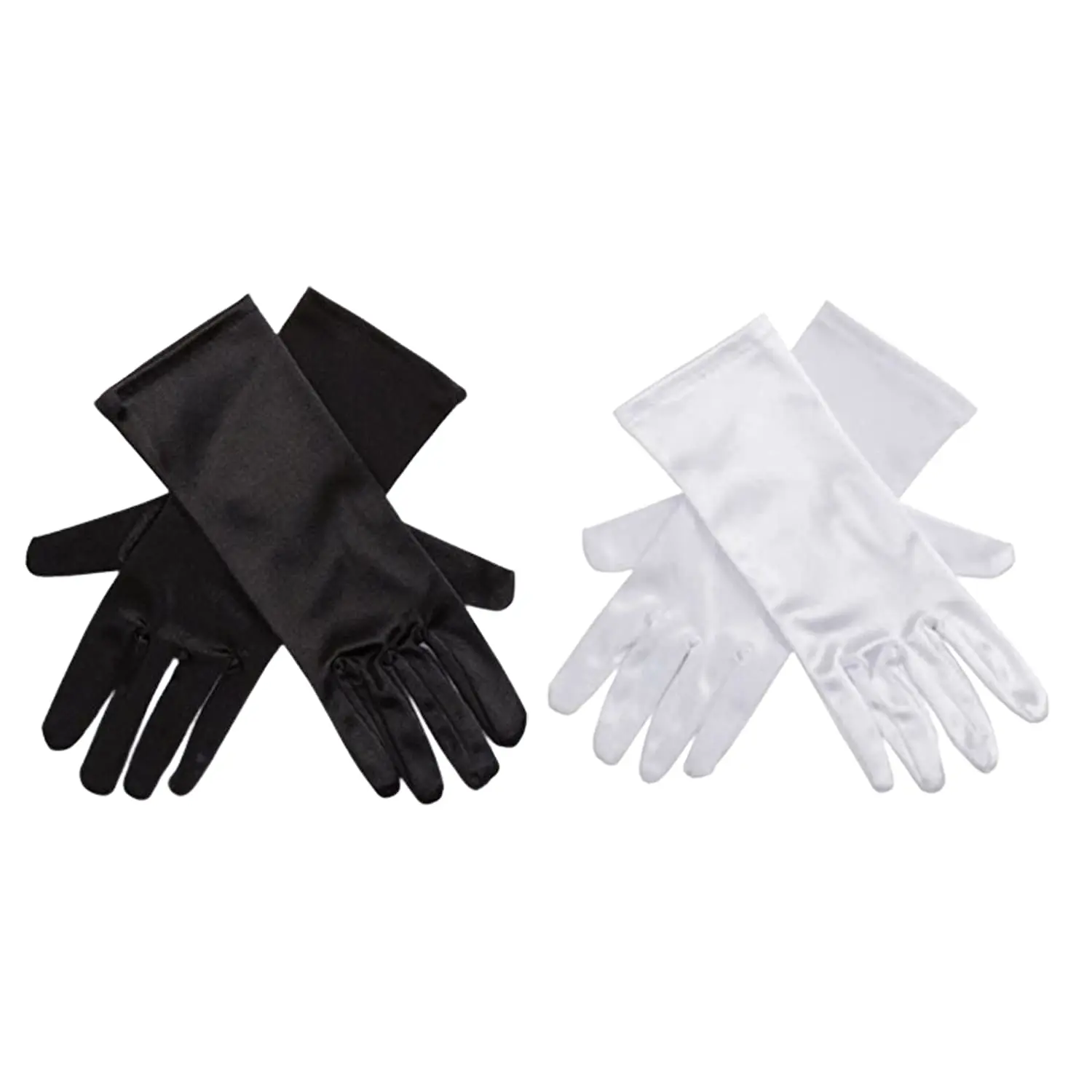 Holly — The Classic Satin Opera Gloves Set