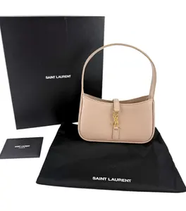 Pre-owned Yves Saint Laurent Beige Mini le 5 à 7 Shoulder Bags Saint Laurent Beige Mini le 5 à 7