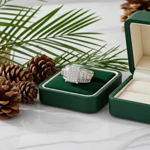 King Of Blings 925 Sterling White Silver 1.31ct Cubic Zirconia Cinderella Women's Ring Size 8 New with Tags