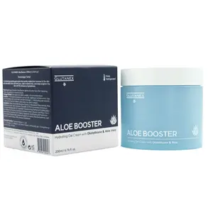 Glutanex Aloe Booster Gel Cream 200ml Hydrating Face & Body Moisturizer with Aloe Vera Glutathione Panthenol & Triple Hyaluronic Acid for Deep Hydration